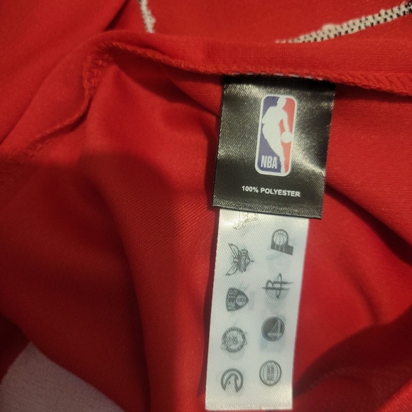 NWOT NBA Chicago‎ Bulls Jersey Mens XL Red Stitched Crewneck Sleeveless Pullover - Picture 11 of 11